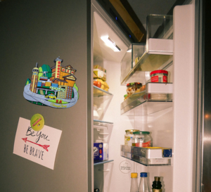 แม่เหล็กติดตู้เย็นลายเมืองจีนแบบดั้งเดิม ของที่ระลึกจากฉงชิ่ง ของตกแต่งบ้าน ของขวัญ - Product Image 3