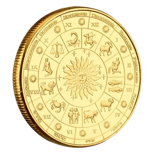 Moneta commemorativa in metallo dodici segni dello zodiaco fortunato monete Commemorative <span class=keywords><strong>Virgo</strong></span> medaglie Commemorative - Product Image 6