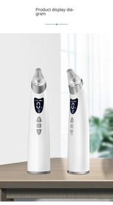 Aspirateur électrique portatif pour éliminer les points noirs, nettoyeur de pores USB-C, 5 têtes d'aspiration, étanche, soin de la peau du visage, instrument de beauté - Product Image 3