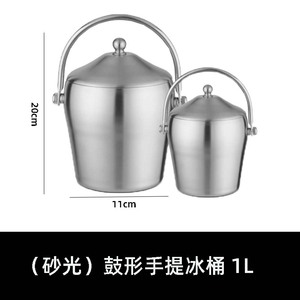 Nhỏ Thương Mại Bắc Âu Phong Cách Thép Không Gỉ Hai Lớp Cách Nhiệt <span class=keywords><strong>Ice</strong></span> <span class=keywords><strong>Cube</strong></span> Xô Cho Rượu Sâm Banh - Product Image 4