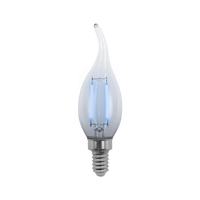 E12 E14 E26 E27 C35 C35T bleu vert Orange jaune rouge couleur ampoule de bougie 2W 4W coloré LED ampoule à Filament pour la décoration