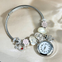 Montre à Quartz de Luxe pour Femmes, Vente en Gros, Nouveau Design, Bracelet Bijou, Diamants et Strass, Mode et Prix Abordable