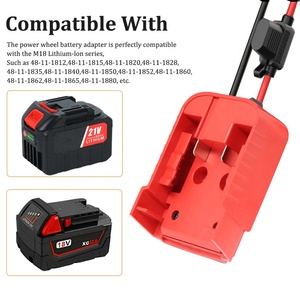 Adaptador de batería de rueda eléctrica de 30 amperios y 12AWG, batería M18 de iones de litio, enchufe de 2 pines con adaptador de fusible - Product Image 5