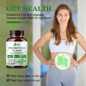 Hot Sale Probiotic for Women Capsules with Colon Cleanse <b>Blend</b> Prebiotics Fruit and Vegetable Boosts Intestinal Peristalsis - Product Image 4