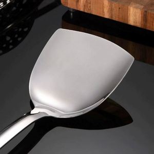 Stainless Steel Kitchen Cooking Utensils Set with Black Plastic Handle Kitchenware Shovel Soup Spoon Kitchen Utensils - Product Image 4