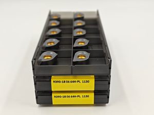 Inserto de Fresado de Hombro con Recubrimiento PVD R390-180664H-PL <span class=keywords><strong>1130</strong></span>, Ranura de Acabado R3.2 PL para Acero al Carbono y Acero Inoxidable - Product Image 5