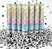 Canon à confettis en papier biodégradable en forme de ballon de football personnalisé pour les célébrations d'anniversaire, de Diwali, de Noël, les fêtes