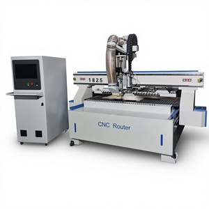 Routeur CNC ATC 1825 avec commande Syntec LNC, changeur d'outils automatique 3 axes, machine de gravure pour meubles, 12 outils, broche linéaire 9KW - Product Image 3