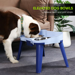 Nuevo Comedero y Bebedero Integrado de Acero Inoxidable Simple para Mascotas ABS Vietnam, para Gatos y Perros - Product Image 3