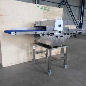 Rebanadora de carne semiautomática, cuchilla de acero inoxidable, grosor ajustable de 2,5-15mm, máquina para rebanar carne de res, cerdo y cordero - Product Image 3