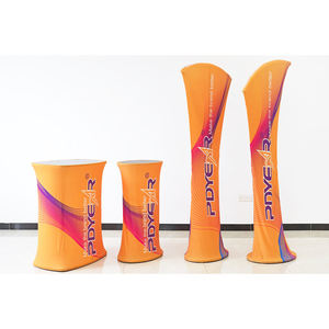 FEAMONT-soporte de pared de tela de tensión <span class=keywords><strong>para</strong></span> fotografía, logotipo personalizado, pantalla de muestra rápida, cartel de fondo redondo <span class=keywords><strong>para</strong></span> feria - Product Image 4