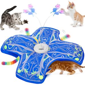 Interactieve katten speeltjes voor binnenkatten, oplaadbaar, aanraakgevoelig, verstoppertje kitten speeltjes - Product Image 1