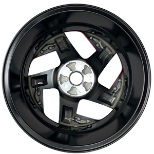 Velg Chery Omoda 18-inci Bahan Aluminium Alloy Lima Jari-jari Baru 203000450AA 108mm PCD ET33mm Lebar 7J Warna Hitam - Product Image 6