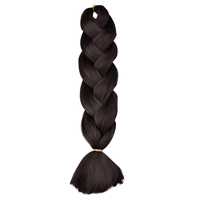 Kanekalon fibre jumbo tresse différentes couleurs et longueur jumbo tressage cheveux pour le choix