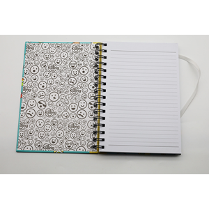 Taccuino a <span class=keywords><strong>spirale</strong></span> con fascia elastica foglio di scuola di 150 a 300 pagine <span class=keywords><strong>A4</strong></span> A5 soggetto taccuino con fascia elastica - Product Image 5