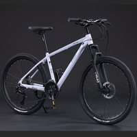 VTT adulte 24/26/27,5 pouces, VTT à cadre rigide, 21/24/27 vitesses, frein à disque mécanique, OEM, vélo tout-terrain