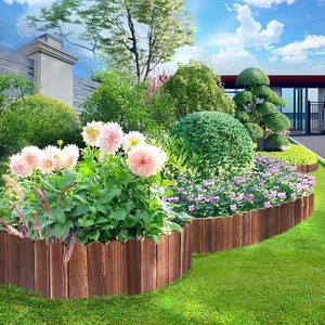 Courtyards Planting Fence <strong>Wood</strong> Garden <strong>Edging</strong> <strong>Border</strong> for Decorative Landscape <strong>Border</strong> <strong>Edging</strong> - Product Image 6