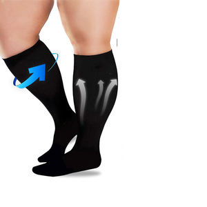 Calcetines de Compresión hasta la Rodilla con Estampado, Talla <span class=keywords><strong>Extra</strong></span> Grande, Talla XXXL, para Hombre y Mujer, Calcetines Deportivos Resistentes - Product Image 2