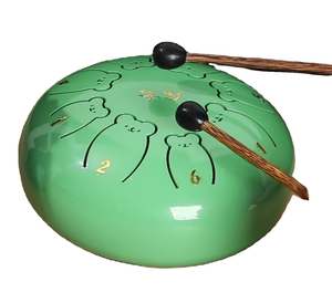 Tambor <span class=keywords><strong>de</strong></span> Lengua <span class=keywords><strong>de</strong></span> Acero Portátil <span class=keywords><strong>de</strong></span> 6 Pulgadas y 8 Notas, Estilo Oso, Címbalo <span class=keywords><strong>de</strong></span> Mano, Tambor Etéreo, Instrumento <span class=keywords><strong>de</strong></span> Percusión, Venta al por Mayor - Product Image 1