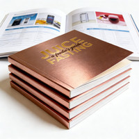 Impression personnalisée de brochures de magazine en couleur |   Catalogue offset laminé |   Papier d'art relié en gros