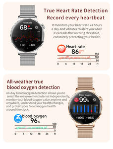 <span class=keywords><strong>Montre</strong></span> connectée Ruisi Star Explosions pour femmes I220 avec suivi intelligent, fréquence cardiaque, tension artérielle, <span class=keywords><strong>oxymètre</strong></span>, podomètre <span class=keywords><strong>et</strong></span> appels Bluetooth - Product Image 1