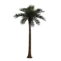 Grote Decoratieve Vossenstaart Phoenix Sylvestris 8M Metalen Glasvezel Kunstmatige Zilveren Datum Outdoor Bomen Aangepaste Data Palm Tree