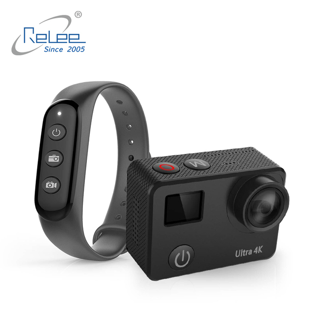 Professional Outdoor Mini Pocket HD Cam Wifi 4k Sport 50FPS Video Touch Dual Screen Waterproof Action Camera for Motorcycle