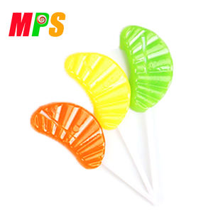 מפעל מותאם אישית חידוש סופגנייה בצורת פירות קשה סוכריות סוכריות על מקל - Product Image 6