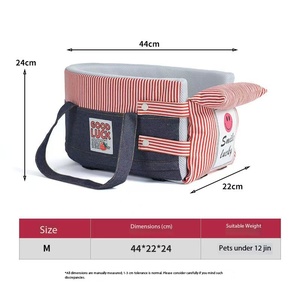 Sac de transport pour petit animal en tissu denim, siège de sécurité pour <span class=keywords><strong>chien</strong></span> pour <span class=keywords><strong>voiture</strong></span>, sac de transport portable pour <span class=keywords><strong>chien</strong></span>, sac de transport respirant pour <span class=keywords><strong>chien</strong></span>, nid pour tableau de <span class=keywords><strong>bord</strong></span> de <span class=keywords><strong>voiture</strong></span>, sac de voyage pour animaux de compagnie - Product Image 6