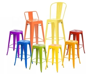 Tabourets de <span class=keywords><strong>bar</strong></span> modernes en métal pour usage commercial - Chaises de cuisine, de salon et d'extérieur à hauteur réglable en promotion - Product Image 1