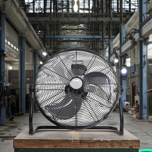 Ventilateur de refroidissement industriel noir de 18 pouces en métal de haute qualité, à 3 vitesses et débit d'air élevé, pour usage hôtelier et commercial, vente en gros usine - Product Image 4