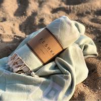Serviette de plage turque 100% coton biologique - Sans sable, idéale pour offrir en cadeau, parfaite pour le bain, le spa, la sauna, la plage