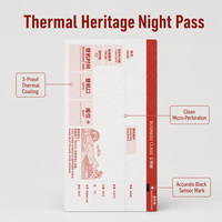 Billet combiné pour attractions touristiques, parcs d'attractions, zoos et visites, avec impression UV couleur et pelliculage brillant, et carte d'embarquement aérien