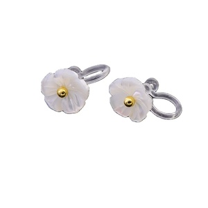 <span class=keywords><strong>Orecchini</strong></span> <span class=keywords><strong>trasparenti</strong></span> a Clip con fiori di prugna per feste matrimoni e regali - Product Image 1