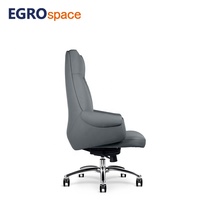 Solution de mobilier de conférence personnalisée EGROspace, chaise de bureau ergonomique pivotante en cuir réglable