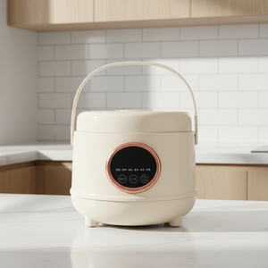 Mini-cuiseur à riz électrique numérique automatique en gros d'usine avec tasse doseuse, design portable, capacité 4L, cuve intérieure antiadhésive - Product Image 1