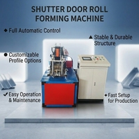 Machine de formage de rouleaux pour portes à enroulement en acier rapide provenant d'un fournisseur chinois