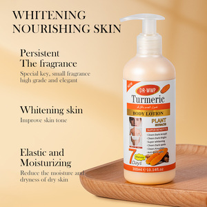 Lotion Corporelle Végane au Curcuma - Hydratante & Parfumée, Éclaircit le Teint, Répare Après-<span class=keywords><strong>Soleil</strong></span> & Raffermit, Flacon Pompe 300ml - Product Image 4