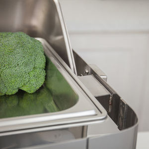 Ensemble de chauffe-plats à induction en acier inoxydable pour service de traiteur - Product Image 6