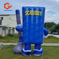 Mascotte de dessin animé gonflable personnalisée pour la publicité d'entreprise et la décoration d'événements
