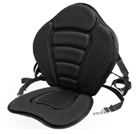Siège gonflable pour planche à pagaie avec dossier pliable en tissu – Chaise de plage confortable pour kayak en mer et détente sur le rivage