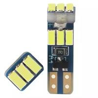 Lámpara LED superbrillante para salpicadero de coche, bombillas 3014 9SMD, T5, Panel de luz indicadora, 6000K, 12V