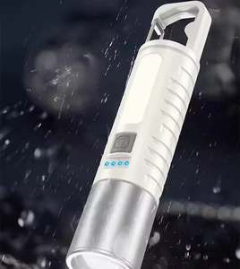 Rechargeable LED Flashlight with <b>Dimmer</b> ABS Body White Light for Camping 3W Power 20000H Working Time - Product Image 3