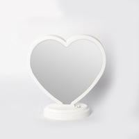 Cadre photo avec miroir magique led de maquillage rond et multifonction pour la décoration intérieure par sublimation