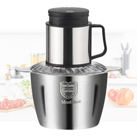 Robot culinaire multifonction pour la maison et la cuisine, hachoir à viande manuel/électrique 2L 3L en acier inoxydable, pour légumes et viande, idéal pour les camping-cars