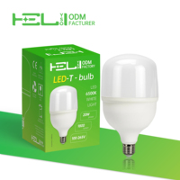 Ampoule LED E27 T 20W-70W Haute Puissance 100-265V Haute Luminosité Sans Scintillement Lampe en Aluminium pour Maison et Usine