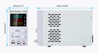 EJIKE Régulateur de tension personnalisable 30V 10A 300W avec affichage LED, alimentation à découpage à charge rapide pour usage industriel, DC simple
