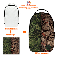 Sacs à dos d'école abstraits camouflage graffiti pour étudiants, adolescents, sacs à dos décontractés personnalisables avec logo, en polyester imperméable