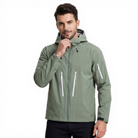 Veste d'hiver à capuche pour homme Kippo, veste coupe-vent légère, grande taille, séchage rapide, manteaux pour homme grande taille