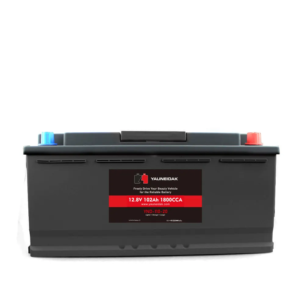 Großhandel 12V Autobatterien Hybrid Lithium-Ionen-Autobatterie zelle 12.8V 90ah 100ah für Toyota Aqua